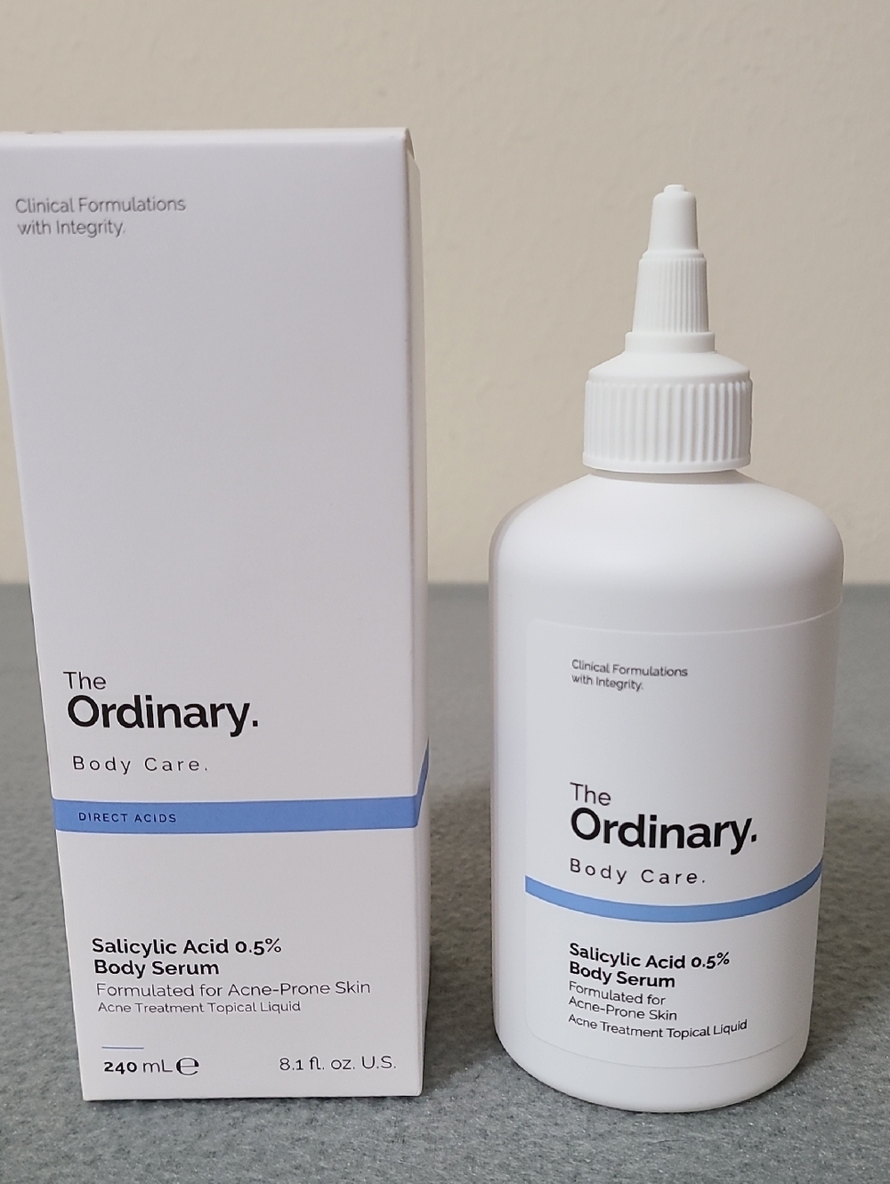 The Ordinary Salicylic Acid 0.5% Body Serum 8.1 fl oz / 240ml‎  - NEW IN BOX